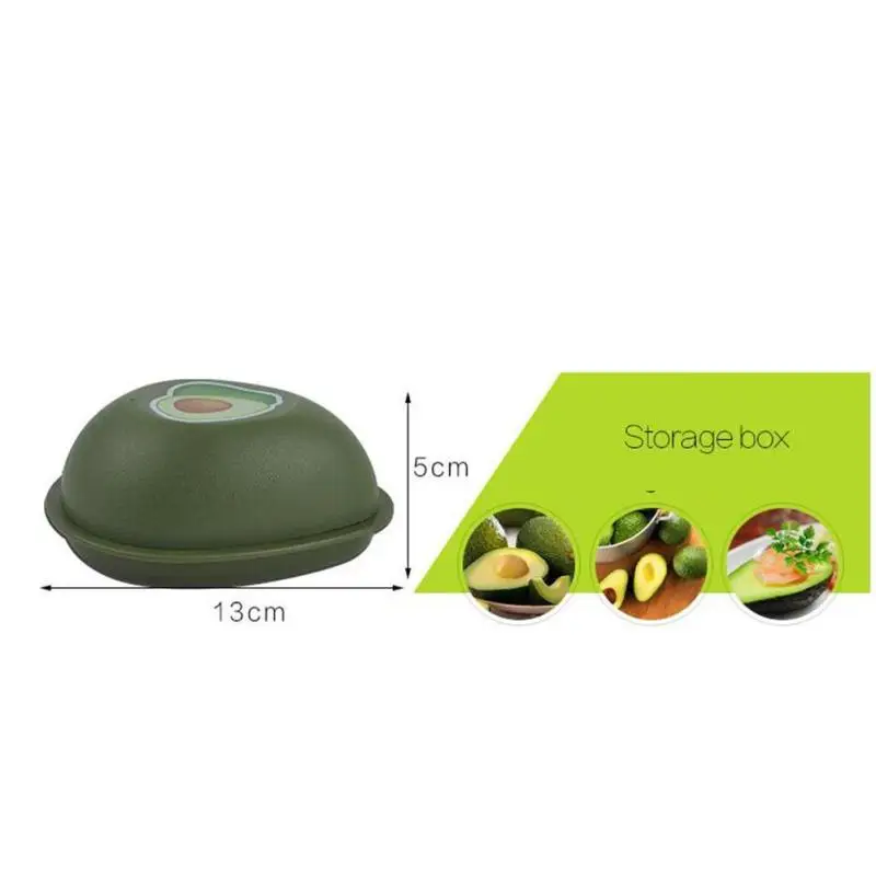 Пластик авокадо Еда герметичный ящик для хранения банок Сохранение Кухня