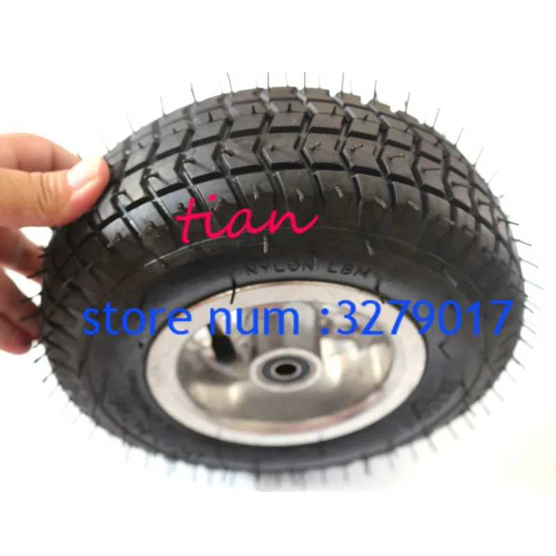 9x3.50-4 tire 9'' wheel for Turf Rider Tread 4 Ply Tubeless Lawnmower Golf Go Cart ATV Pocket Bike Kart Mobility Scooter |