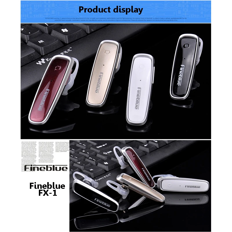 Fineblue FX 1 Bluetooth 4 0 беспроводной стерео гарнитура наушники с микрофоном для Iphone Android