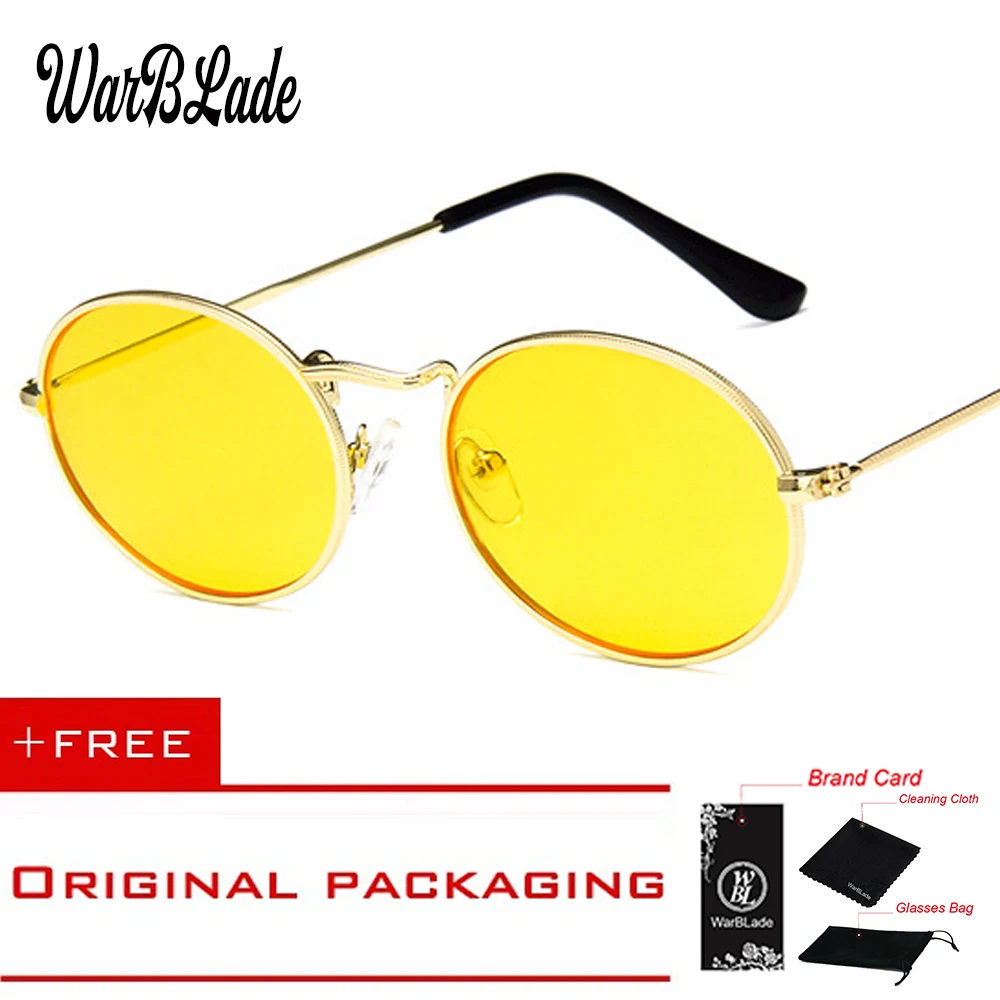 2018 модные дизайнерские маленькие круглые солнцезащитные очки Lunette W в стиле ретро