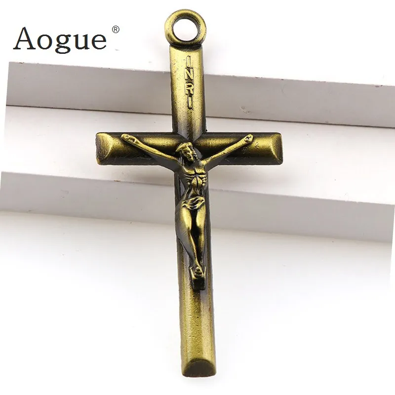 

3 Colors Jesus Crucifix Christian Jewelry INRI Crosses Charms Saint Benedict Crucifix Pendants For Pendants Keychain