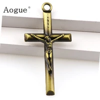 3 colors jesus crucifix christian jewelry inri crosses charms saint benedict crucifix pendants for pendants keychain
