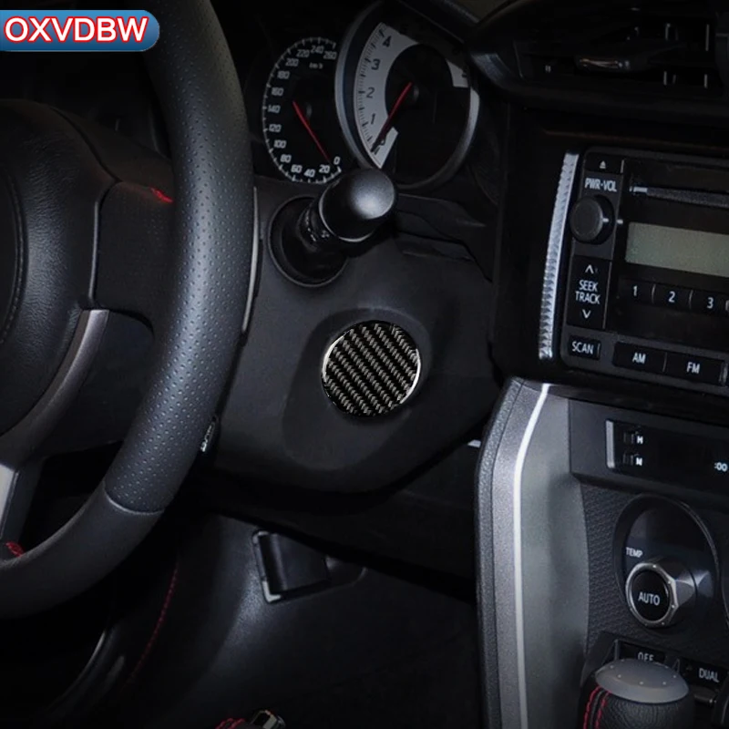 Украшения для салона автомобиля Subaru BRZ Toyota 86 из углеродного волокна кнопки