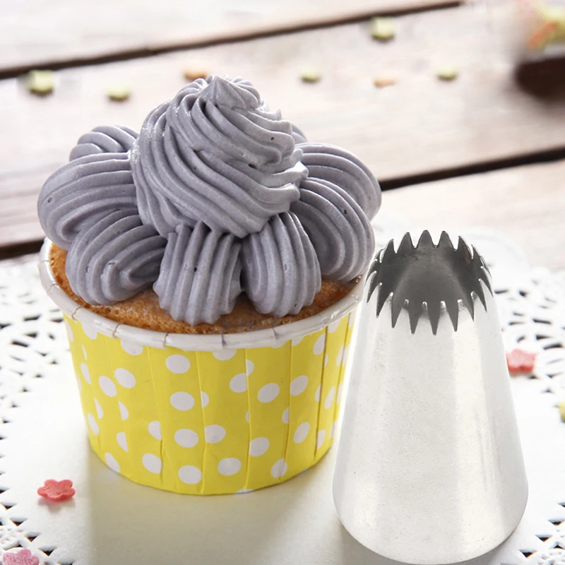 Cupcake украшения торта советы M172 новые пишущие трубки из нержавеющей стали