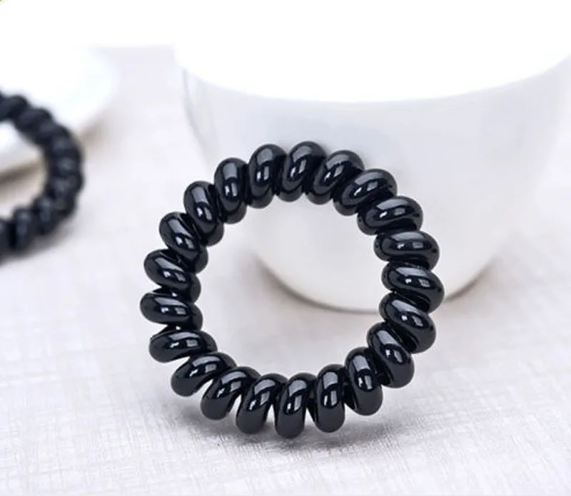 20191 шт./лот новинка черные эластичные Резиночки для девочек стильные волос и