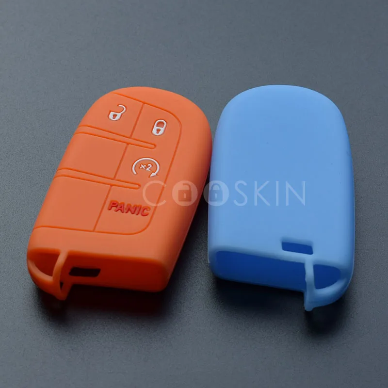 Силиконовый чехол красочный силиконовый гелевый Чехол Для JEEP For Chrysler Dodge Auto Remote