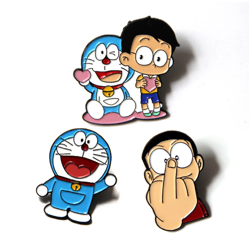 Doraemon персонажи милые дети косплей женщин 90s Забавный мультфильм рюкзак одежда