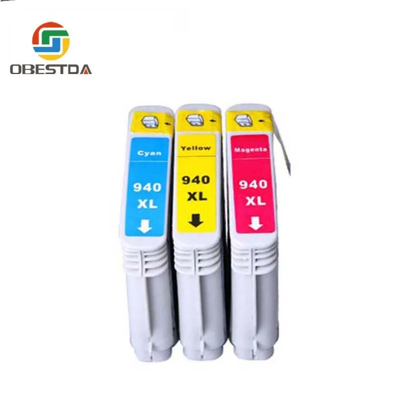 Obestda 940XL совместимый картридж Замена для HP 940 XL C4906A C4907A C4908A C4909A Officejet Pro 8000 8500 |