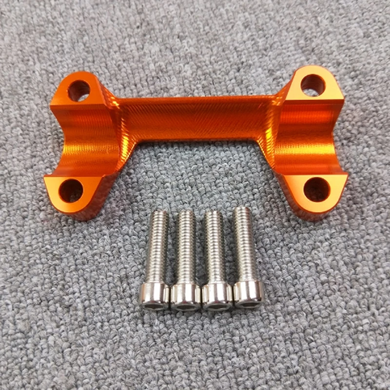 Mansuo оранжевый мотоцикл CNC алюминиевый руль стояки Верхняя Крышка зажим подходит