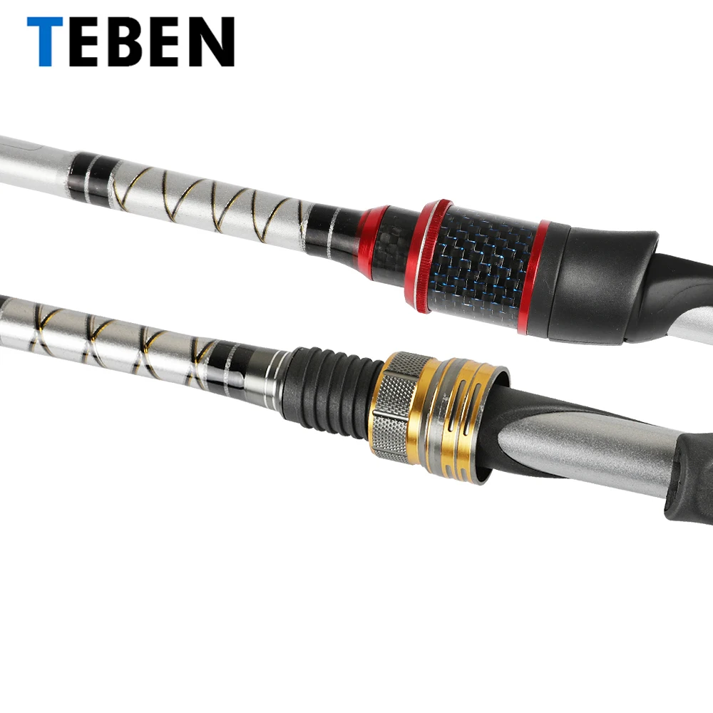 Супержесткая светильник карбоновая рыболовная удочка TEBEN MH 1 8 м 2 секции