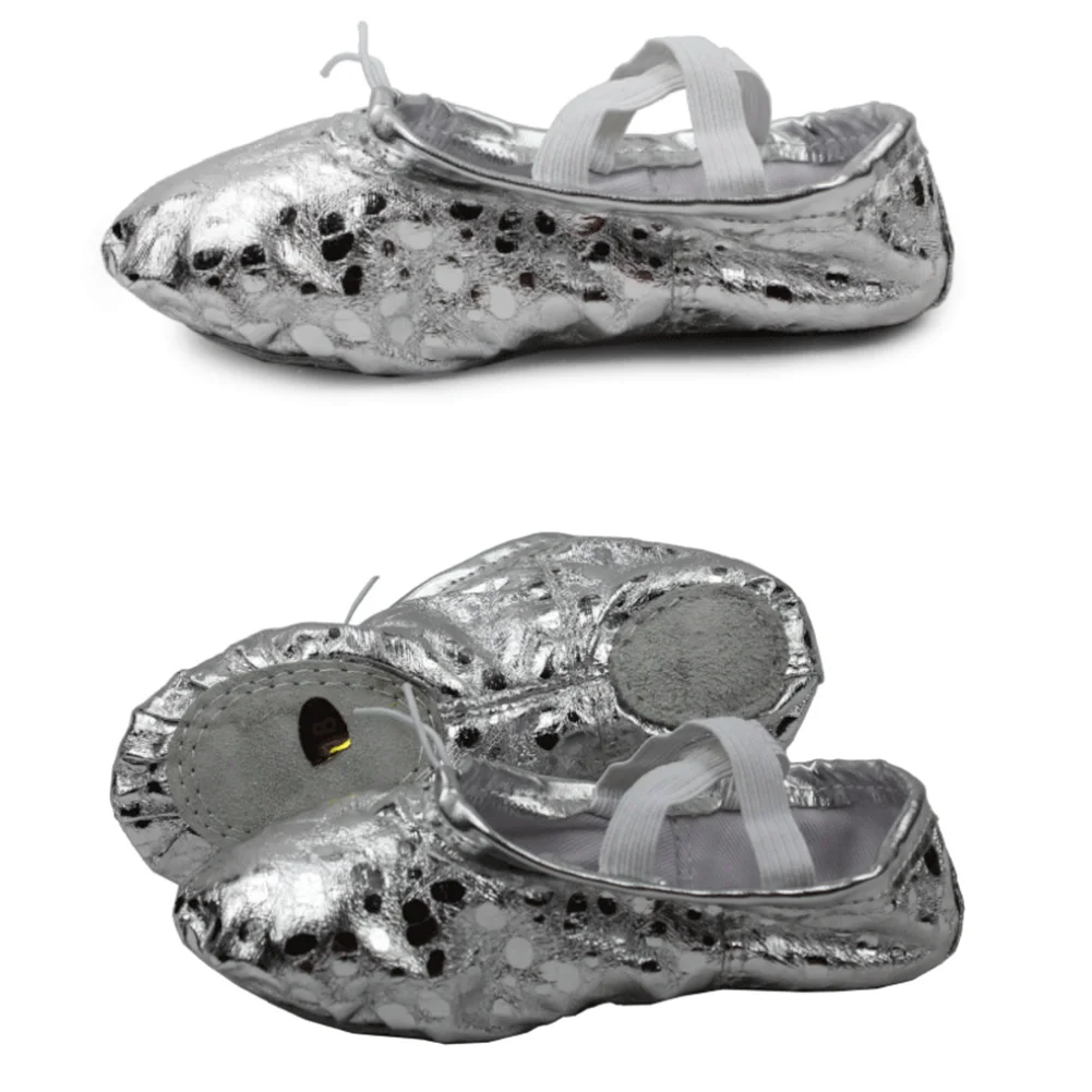 Кожаные балетные костюмы танцевальная обувь для девочек балет танец танцор Pointe