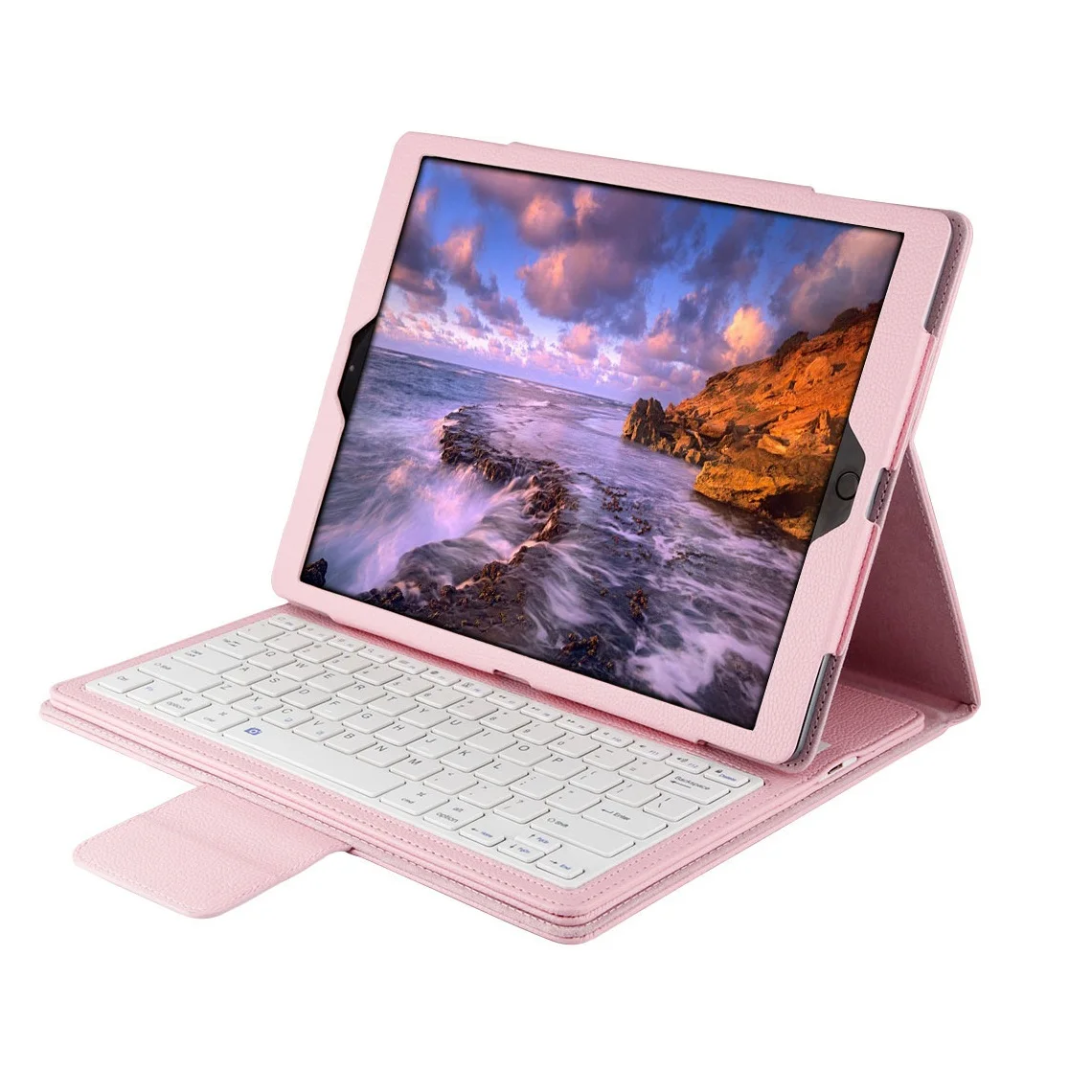 Для iPad Pro 12 9 дюйма (2015) Беспроводная Bluetooth клавиатура чехол для 2015 планшет кожаный