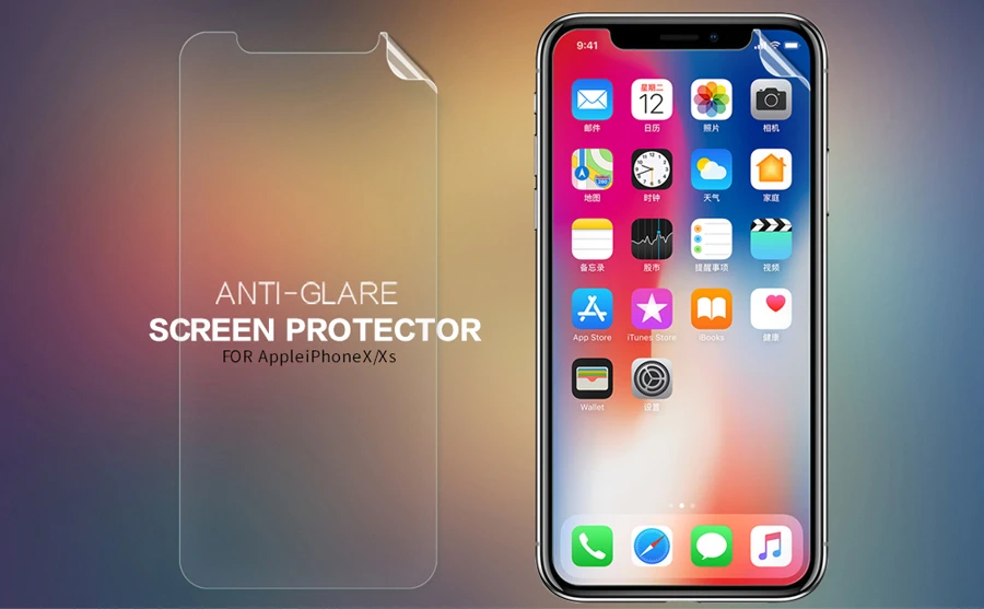 2 шт./лот для Apple iPhone XS NILLKIN суперпрозрачная защитная пленка против отпечатков