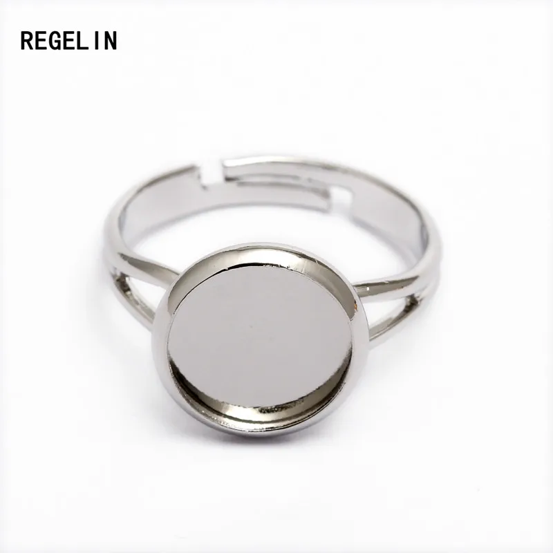 REGELIN 20 шт./лот 10/12/14/16/18/20 мм кольцо Кабошон База Безель лоток пустой для кабошона