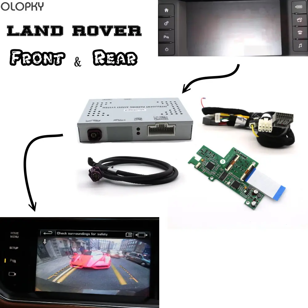OLOPKY для Land Rover вспомогательное устройство парковки Bakcup сзади Интерфейс камеры