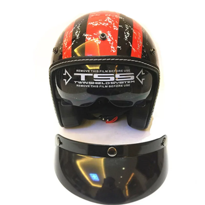 Новинка, для взрослых, с открытым лицом, jet moto, винтажные, moto rcycle шлемы, moto rbike, casco, Ретро шлем, скутер, 3/4, полушлем в горошек, шлем XS M XL