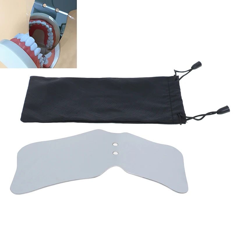 1Pcs Double-faced Glass Mirror With Storage Bag Dentist Tool Material Dental Orthodontic Intraoral Photographic Reflector | Красота и