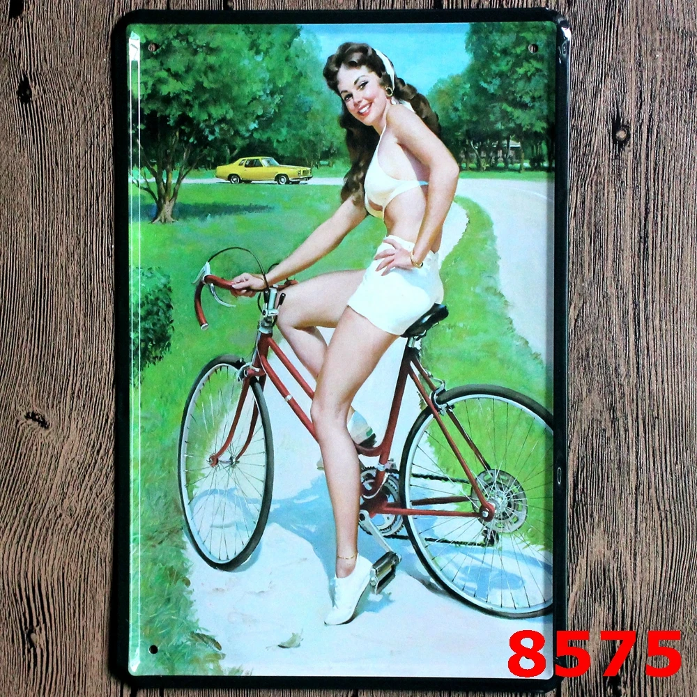Табличка с логотипом PINUP винтажная металлическая настенная наклейка железная