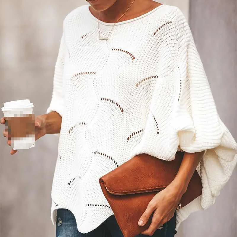 Женский вязаный свитер свободный пуловер для женщин зимние свитера пуловеры с
