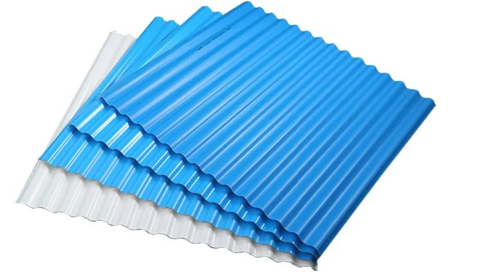 Гофрированная или трапециевидная Смола пластиковая кровельная черепица из НПВХ лист для складского строительства с покрытием ASA