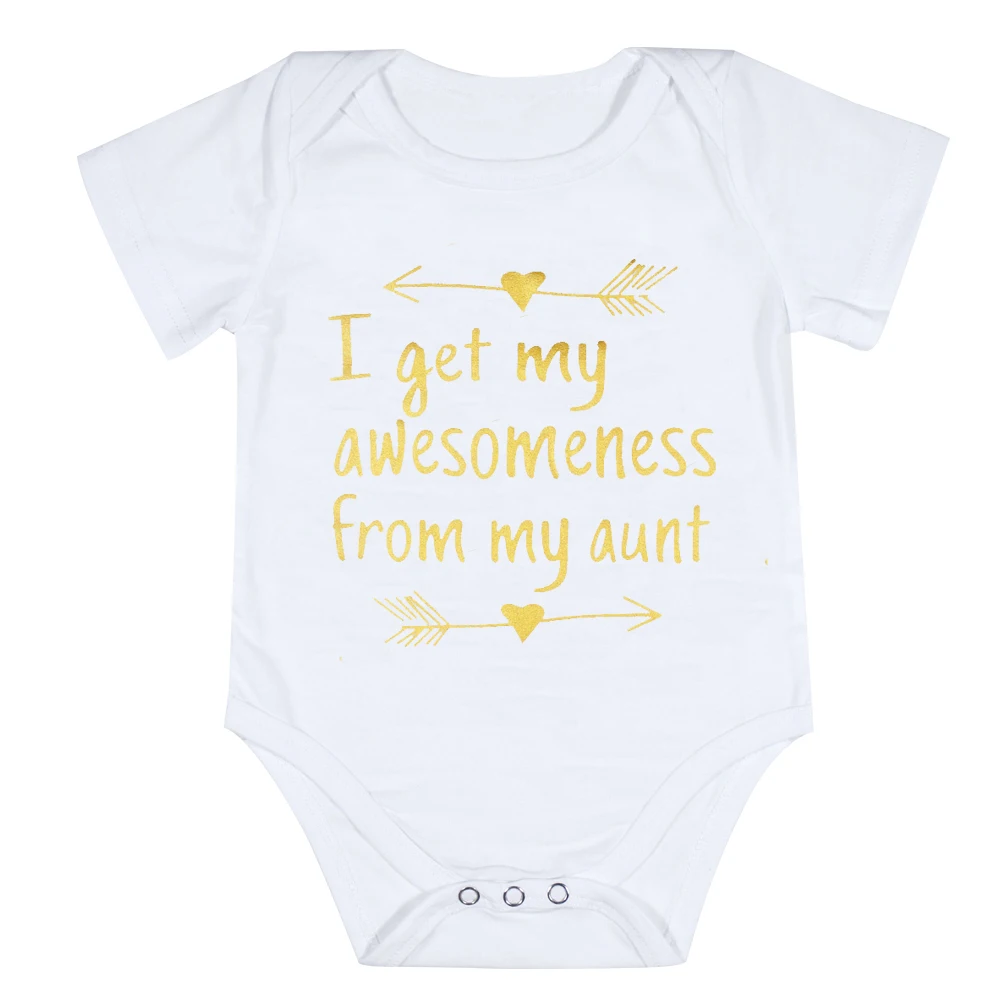 Детский комбинезон для мальчиков и девочек с надписью Моя тетя | Мать ребенок