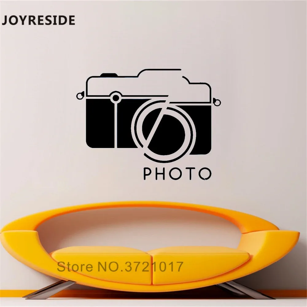 Joysebe фото камера настенные наклейки картинки стикеры художественный виниловый