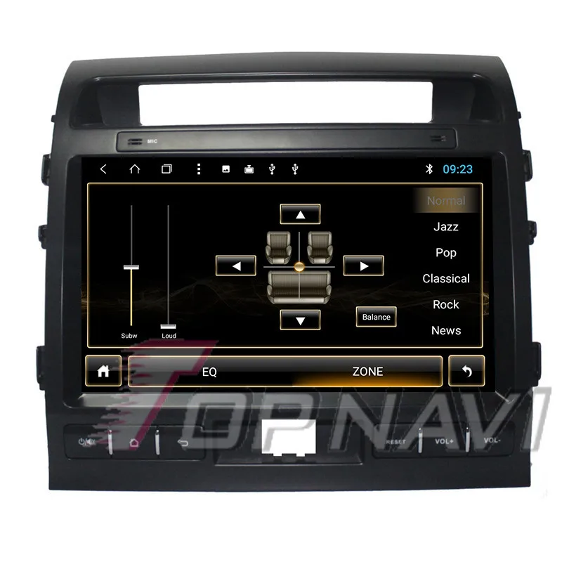 Система навигации транспортного средства для Toyota Land CRUISER 2007 2008 2009 2010 2011 2012 2013 10,1 ''android 8,1 Topnavi автомобиля Magnitol
