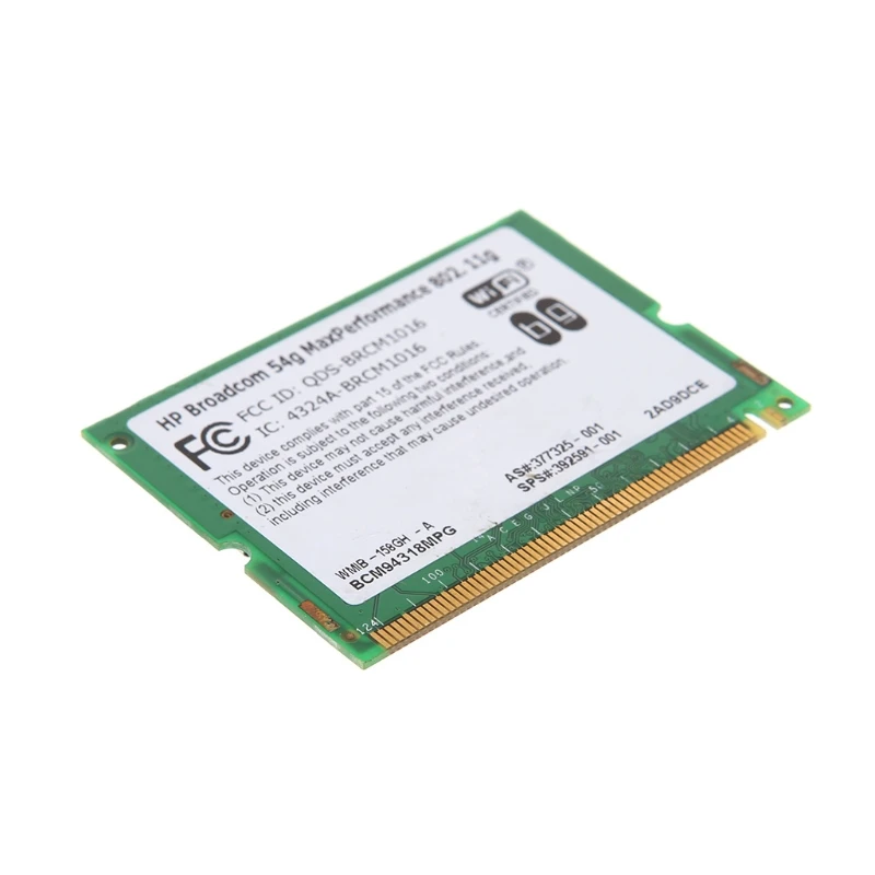 Карта памяти для HP Broadcom 54G maxпроизводительность 802 11g BCM94318 Mini PCI Wifi|Сетевые карты| |