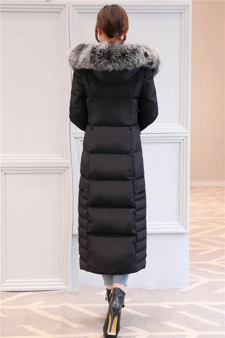 2018 новый стиль X-Long parkas черный белый красный серый темно-синий большой размер