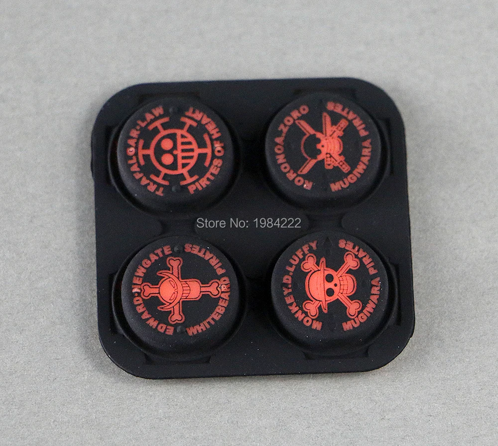 

30sets Joystick Cap Silicone For PSV 1000 2000 Rocker cap For One Piece & Crown Thumb Grip Stick Cap Cover Skin OCGAME