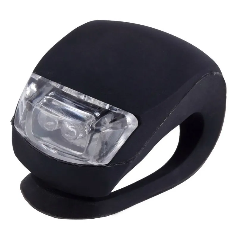 1pc Bicycle Silicone Led Light Head Front Rear Wheel LED Flash Safety Light Lamp 9 Colors With Battery flashlight for bicycle