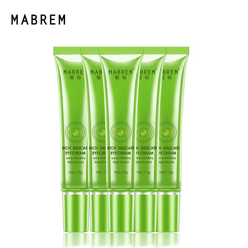 

MABREM Eye Serum Anti-Wrinkle Eye Cream Remover Dark Circle Eye Cream Against Puffiness Anti Aging Moisturizing Whitening 5Psc