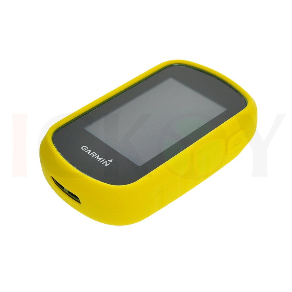 Желтый силиконовый резиновый чехол для Garmin eTrex Touch 25 35 35T|rubber case|skin casesilicone case |