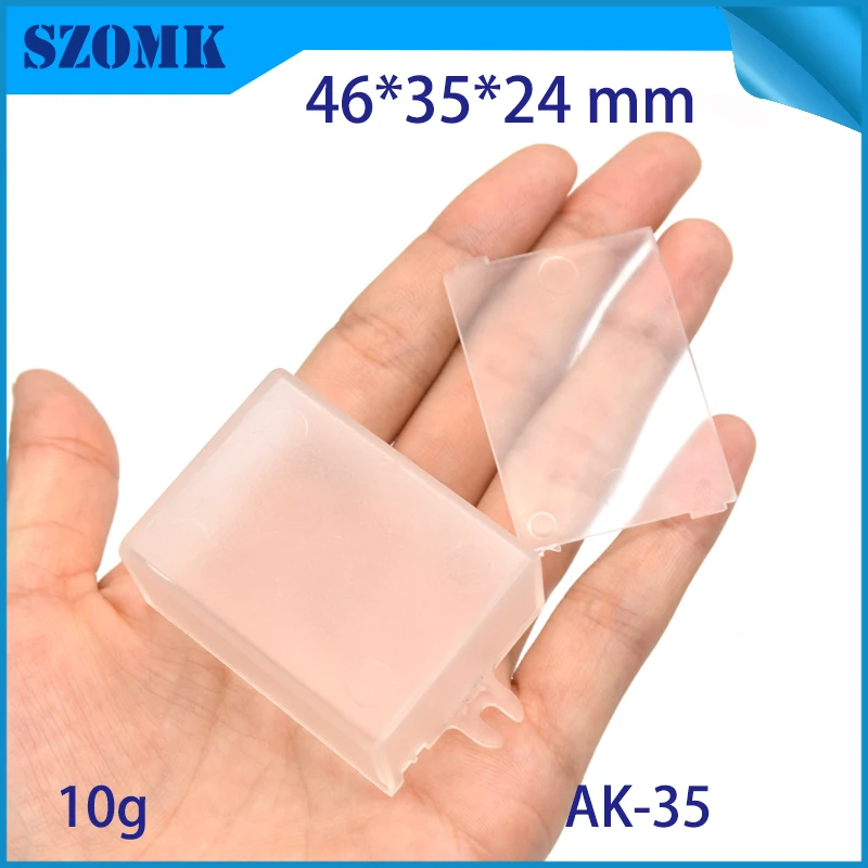 Пластиковый прозрачный корпус szomk из АБС-пластика 50 шт. в партии светодиодная