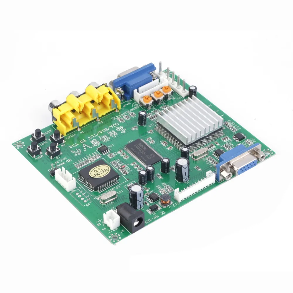 RGB CGA EGA YUV в VGA HD видео конвертер плата Moudle HD9800 HD-конвертер GBS8200 неэкранированная