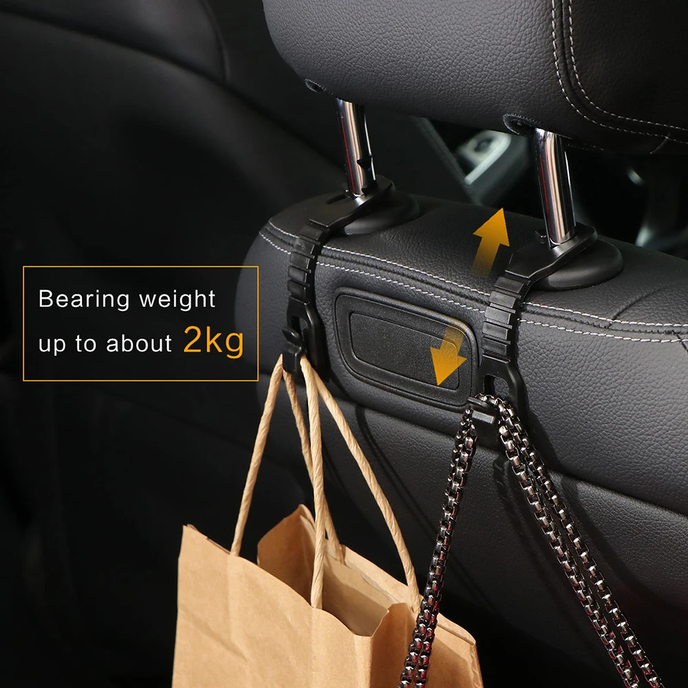 4 шт./компл. Универсальный Авто крючки спинки сиденья автомобиля подголовник