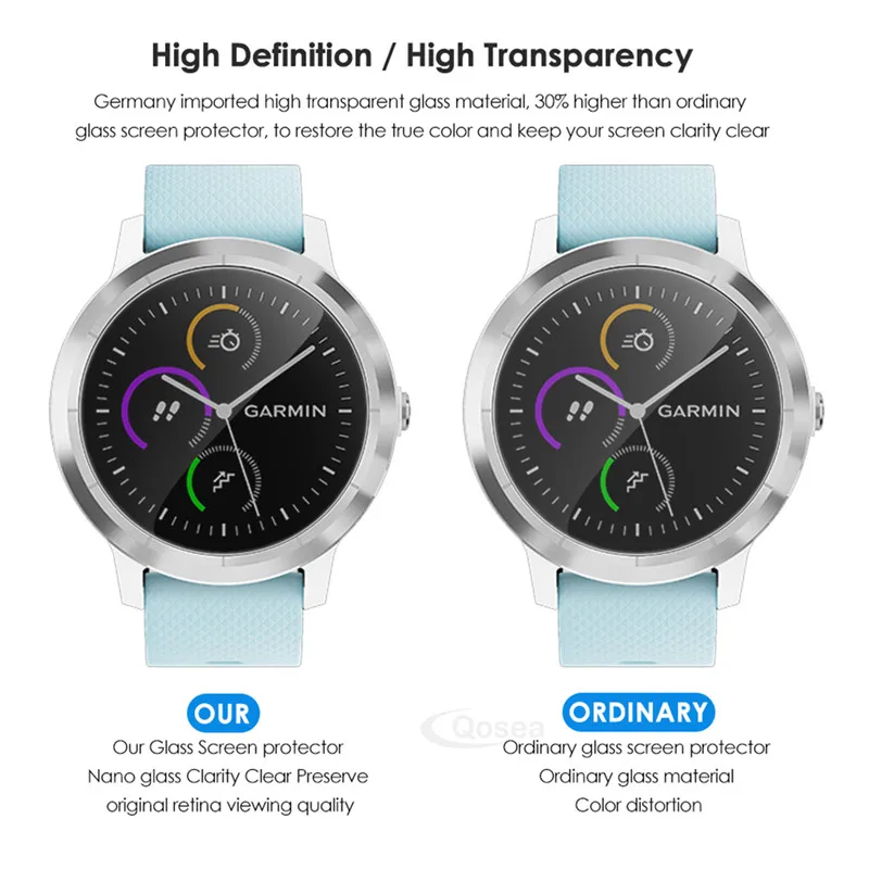 2 предмета для смарт-часов Garmin Vivoactive 3 тренажер с уровнем твердости 9 H закаленное Стекло для Garmin Forerunner 645 235 920XL S60 Fenix 5S Защитная пленка для часов