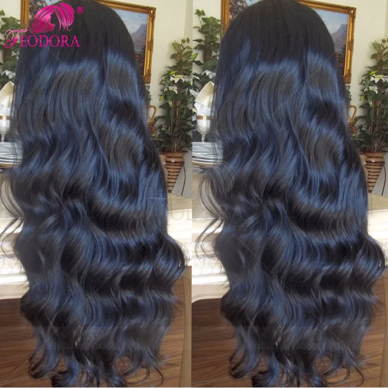 Естественная Волна Полное Кружева Парики Человеческих Волос Девы 4x4 Шелк база