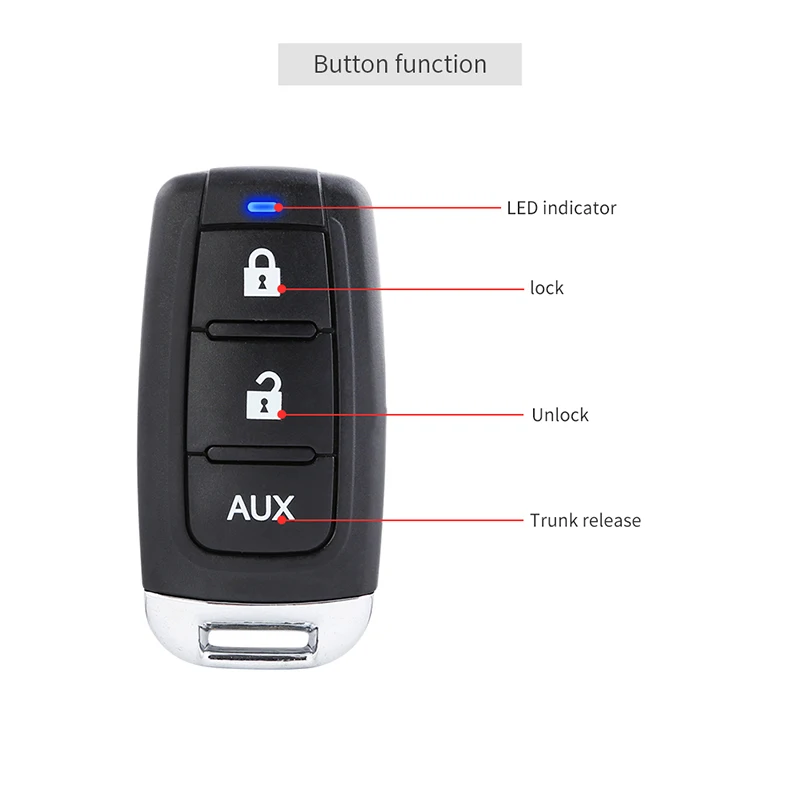EASYGUARD Universal central door locking system 1 control 3 with keyless entry remote lock unlock trunk release | Автомобили и