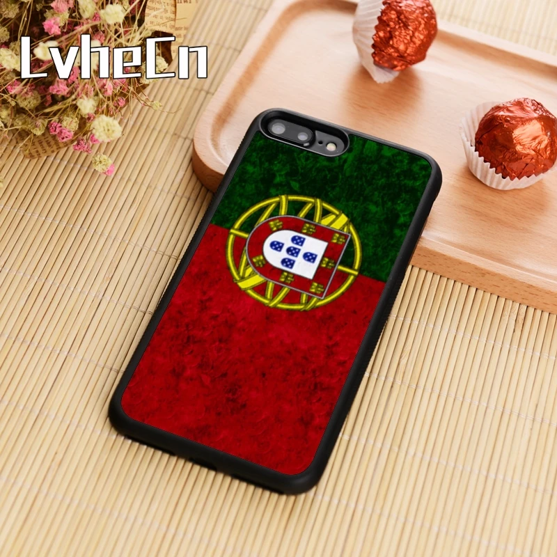 LvheCn флаг Португалии полный доступ ко всем кнопкам чехол для телефона iPhone 4 5S 6 6s 7 8