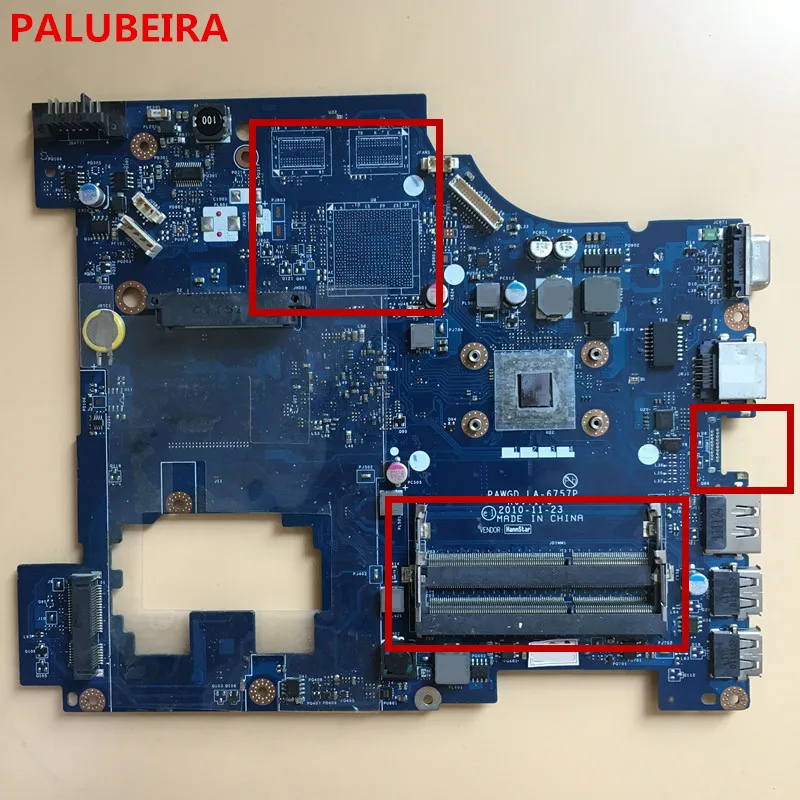 Материнская плата для lenovo G575 loptop LA 6757P бесплатная доставка работает отлично