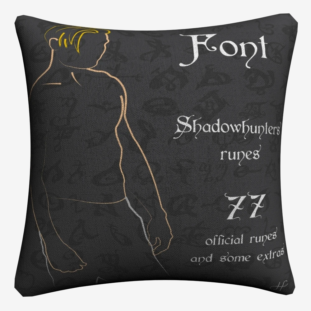 Shadowhunters The Mortal Instruments Cotton Linen Cushion Covers 45x45cm Soft Throw Pillow Case For Sofa Almofada Home Decor