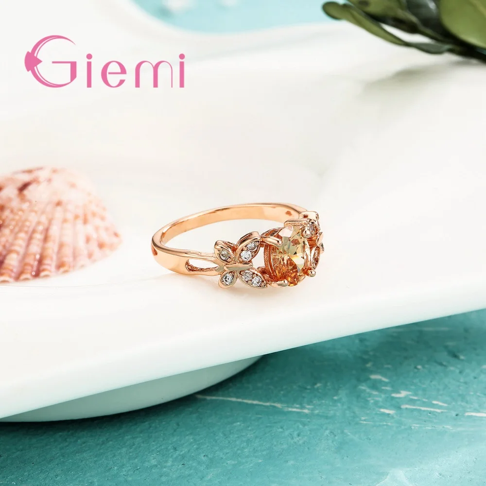 Женский женские кольца на палец жесткий кубический цирконий Кристалл Красивая