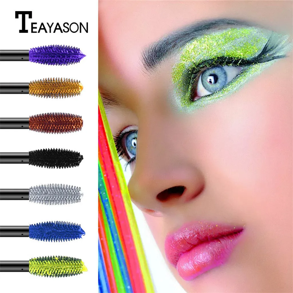 

Fiber Lash Mascara Waterproof Mascara For Eyelash Extension Black Thick Lengthening Eye Lashes color mascara 5.9