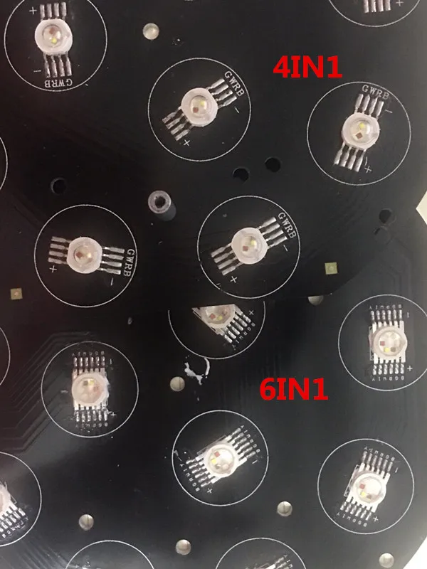 CREE RGBWA UV 12x18 Вт светодиодный плоский светильник SlimPar Quad Luce 6в1 светодиодный DJ сценический светильник dmx luce della lampada 6/10 channes