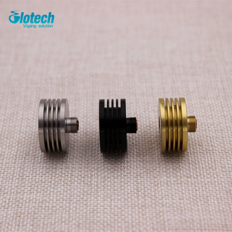 Глотек Адаптер теплоотвода V2 510 с ребристым основанием для перестраиваемых атомайзеров с присоединенной резьбой дна, подходит к RDA Mod Box.