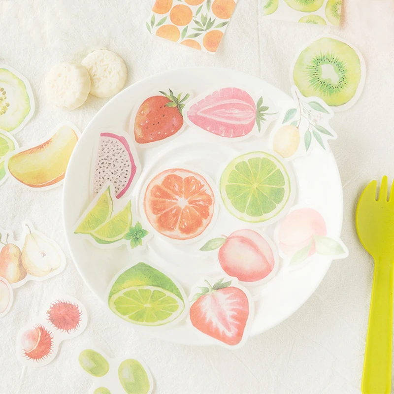 45 шт./упак. летнее фруктовое мороженое для дневника канцелярских принадлежностей