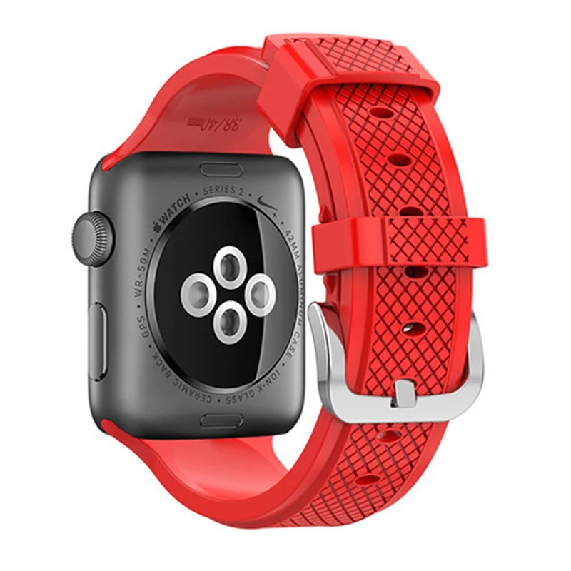 Ремешок для наручных часов iwatch версия 4/3/2/1 каучуковый ремешок спортивный пояс Apple