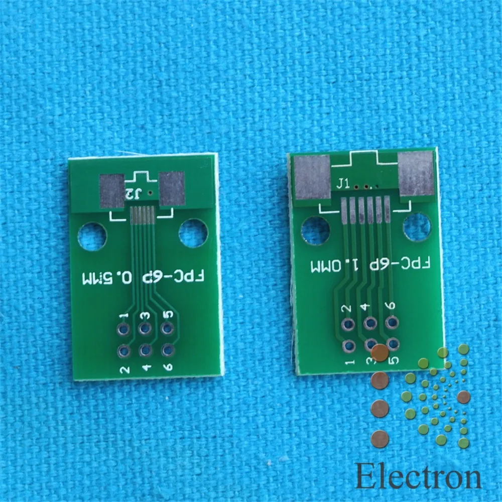 

3 шт./лот 6P FFC FPC Адаптерная пластина 0,5 мм/1,0 мм Шаг до 2,54 мм 6-контактный плоский кабельный разъем для печатной платы TFT LCD НОВЫЙ