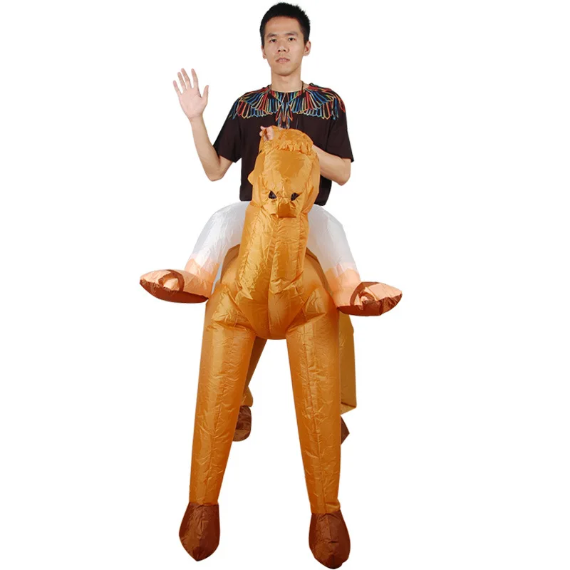 Inflatable Camel Shape Festival Costumes Cartoon Animal Riding Air Mould Halloween Christmas Adults Toys | Игрушки и хобби
